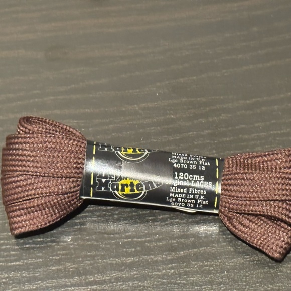 Doc Martens Brown 120cm Flat Boot Laces Made In England Brand New, 4 Pair - Picture 4 of 4